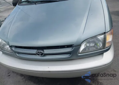 2000 Toyota Sienna Xle z USA, uszkodzony, nr VIN 4T3ZF13C1YU176998